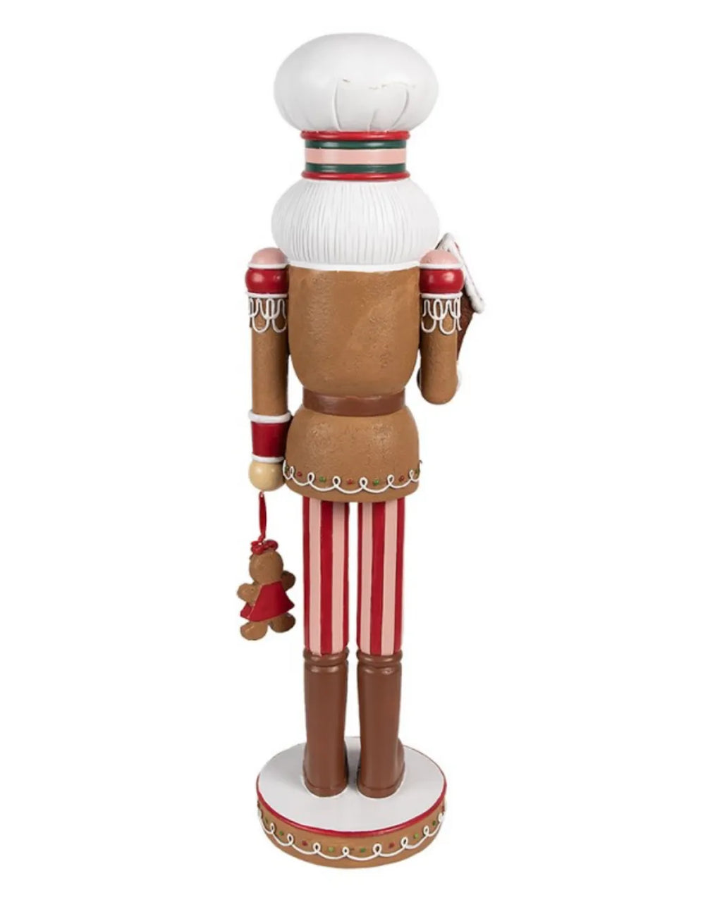 Statuetta Decorativa “Schiaccianoci con Casetta di Pan di Zenzero”