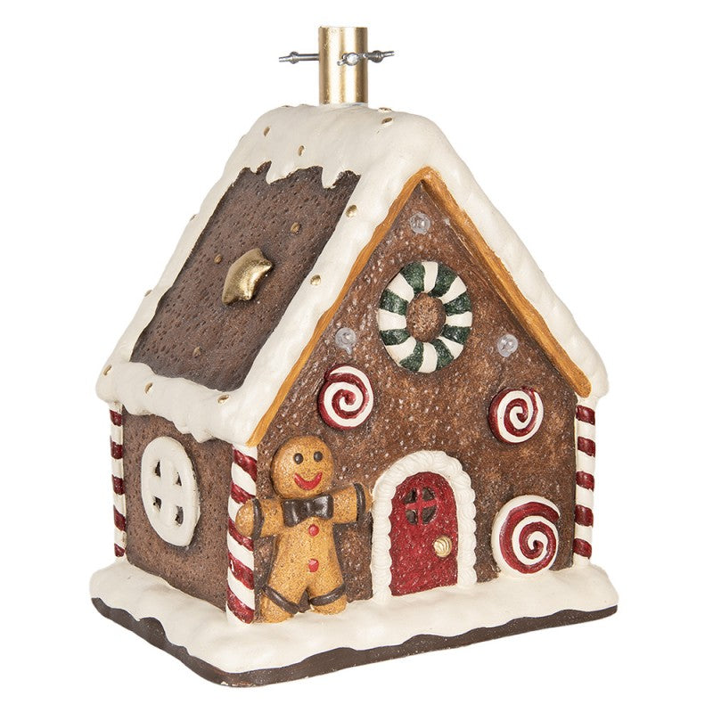 Supporto per Albero di Natale “Casa di Pan di Zenzero” Marrone