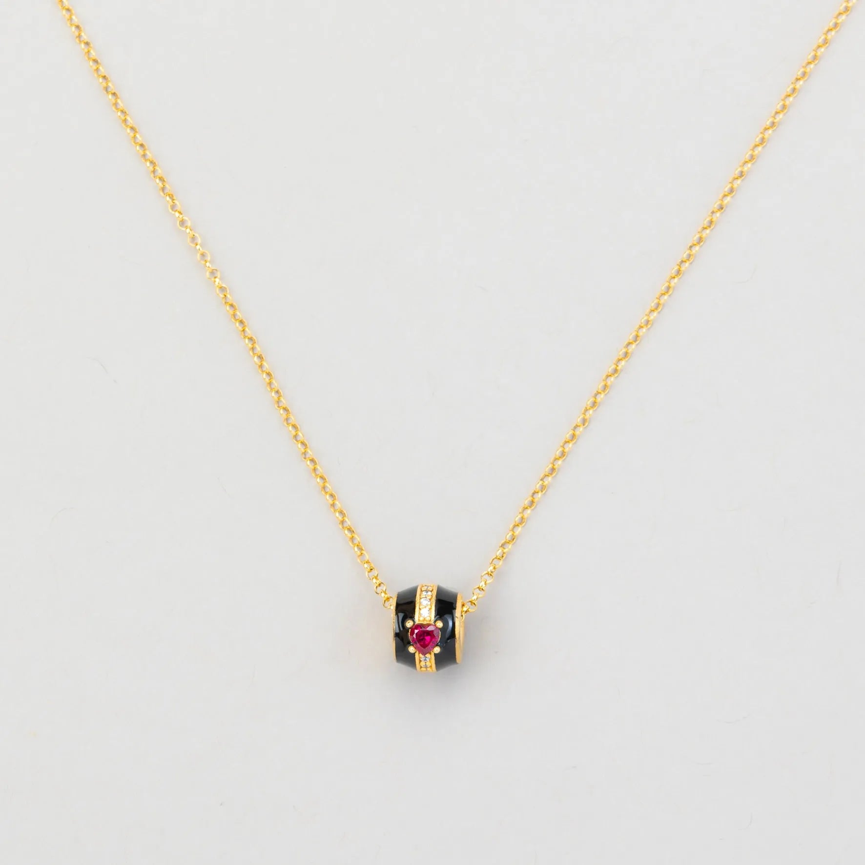 Collana Rocchetto Cuore Zircone