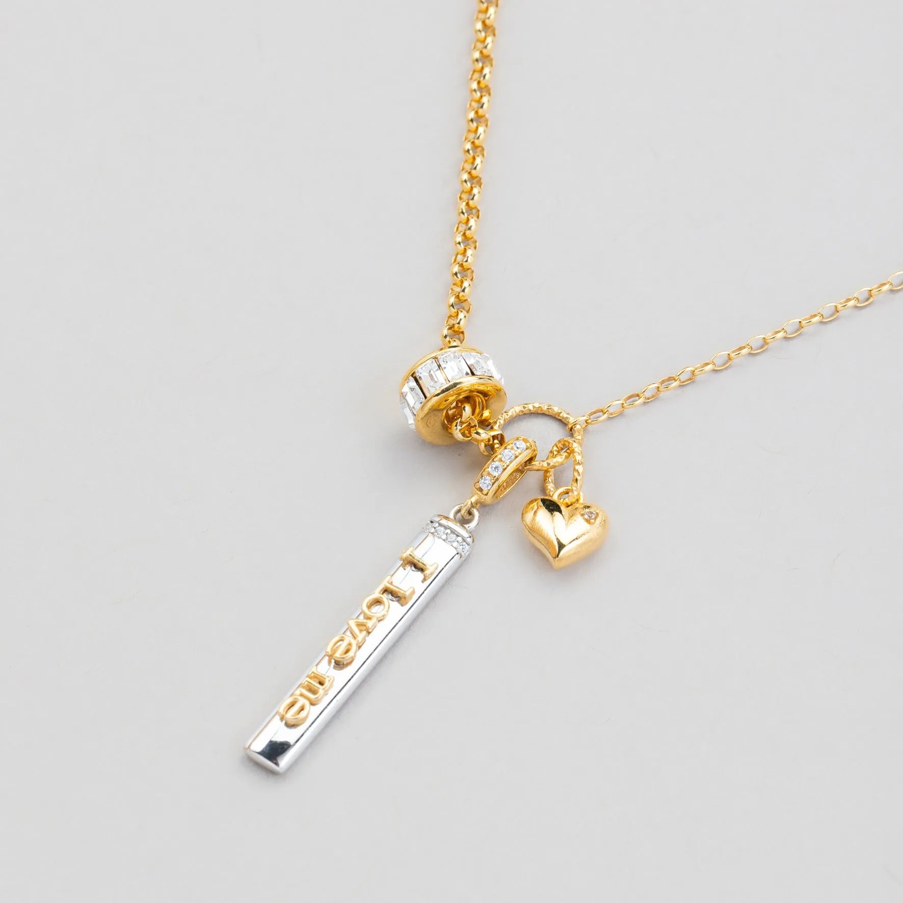 Collana Targhetta I Love You