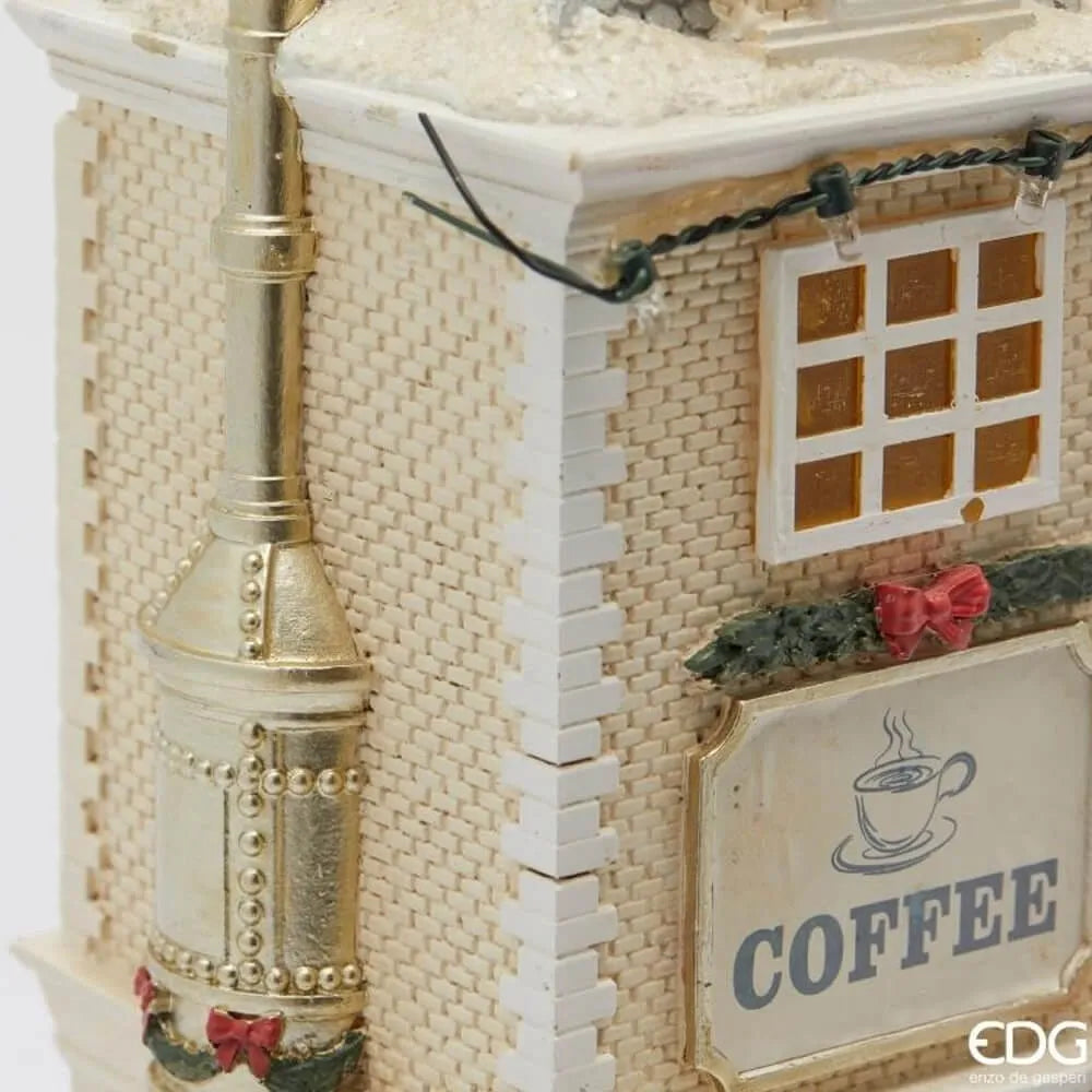 Coffee Shop Natalizio con LED e Musica