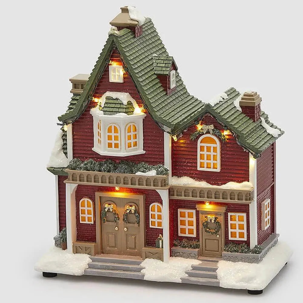 Casetta Natalizia LED Luminosa con Musica