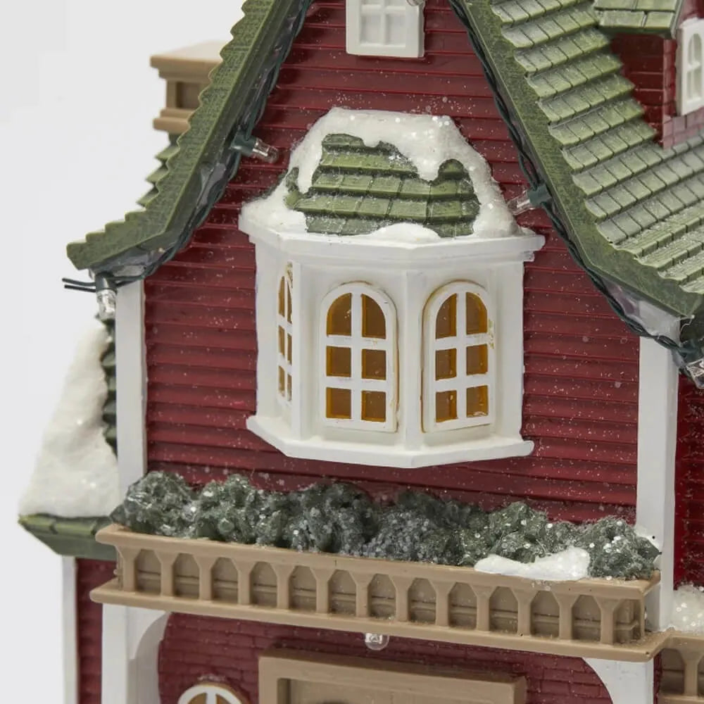 Casetta Natalizia LED Luminosa con Musica