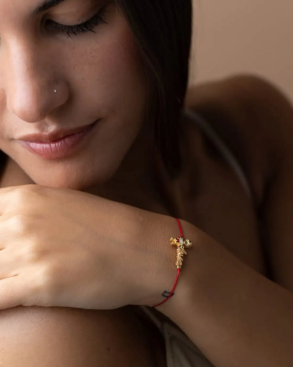 Bracciale Bimbo/Bimba “Love” – Filo Rosso