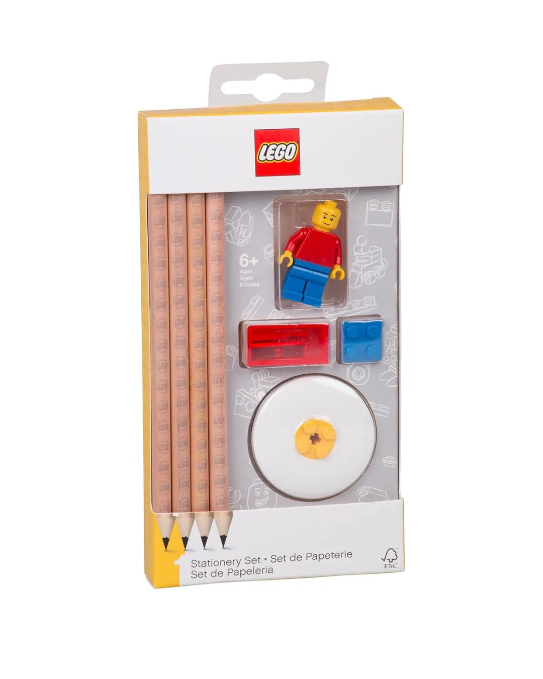 Set Cancelleria LEGO con Matite in Legno