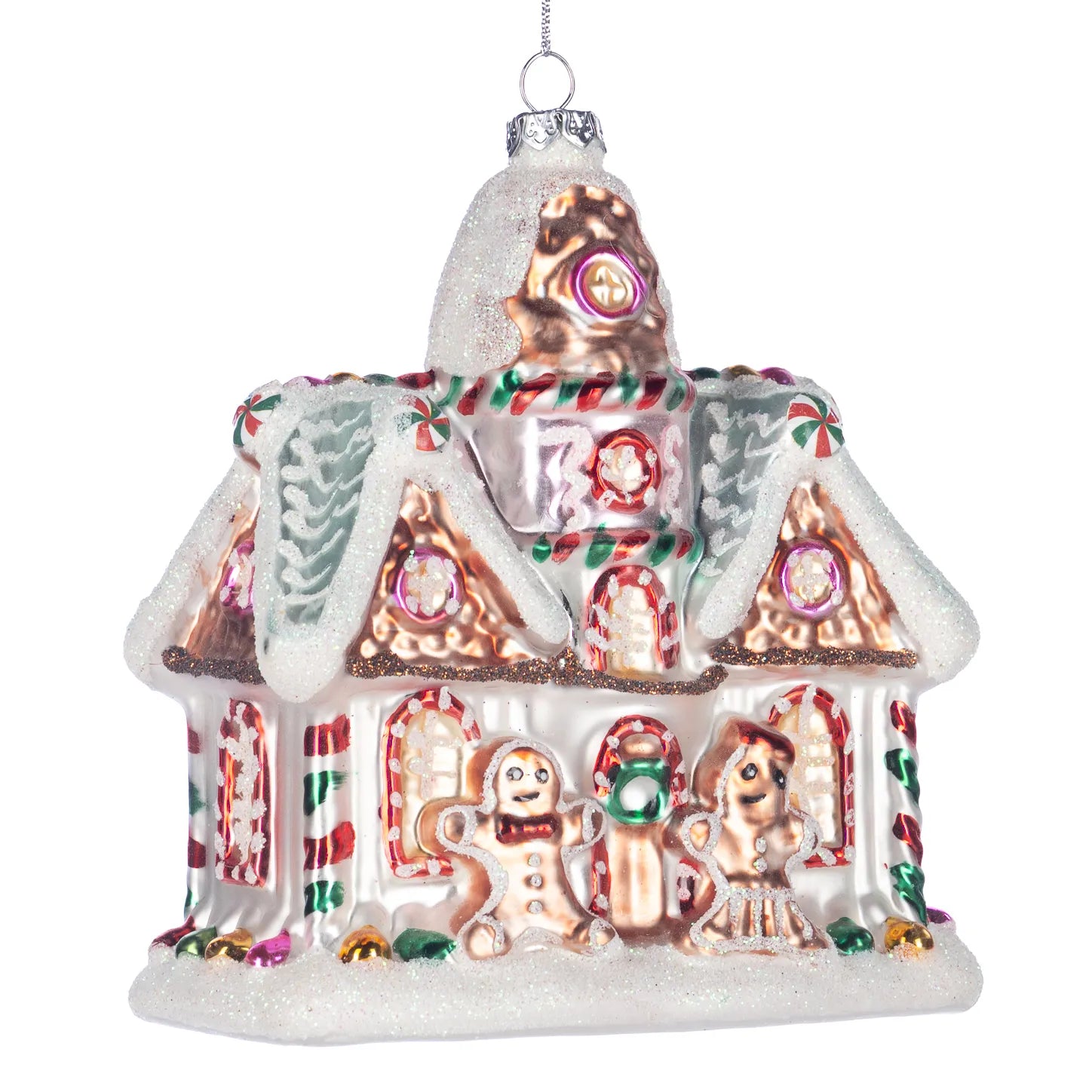 Decorazione “Glass Gingerbread House”