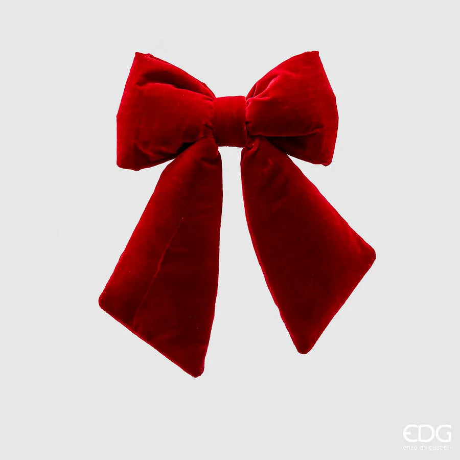 Fiocco in Velluto Bordeaux